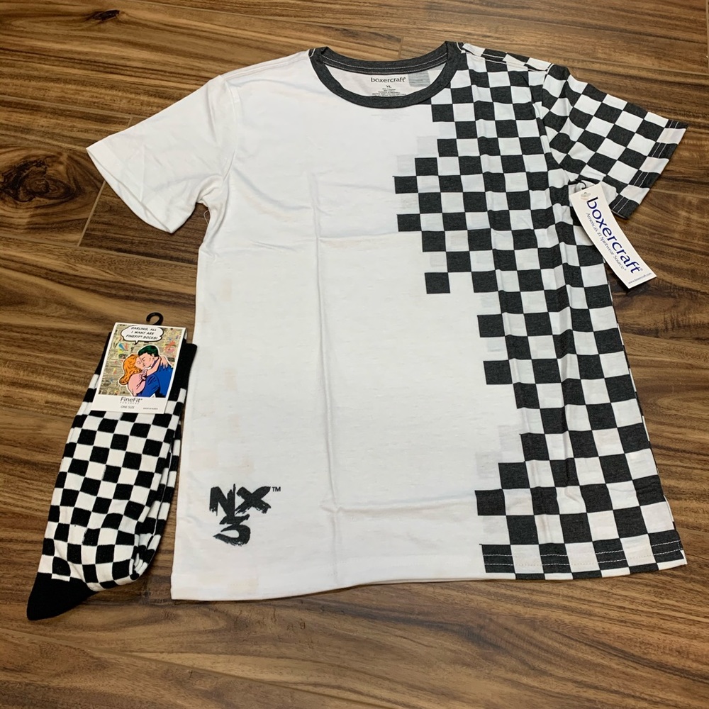 - Lot of Boxercraft NX3 & Finefit checked socks NWT